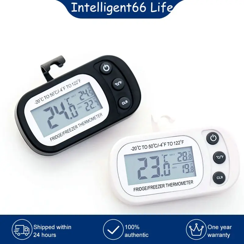 

Fridge Freezer Temperature Meter Lcd Waterproof Digital Thermometer Hanging Electronic Thermometer Kitchen Tools And Gadgets