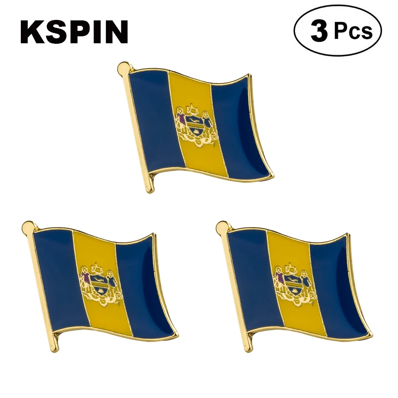 

U.S.A Philadelphia Lapel Pin Brooches Pins Flag badge Brooch Badges