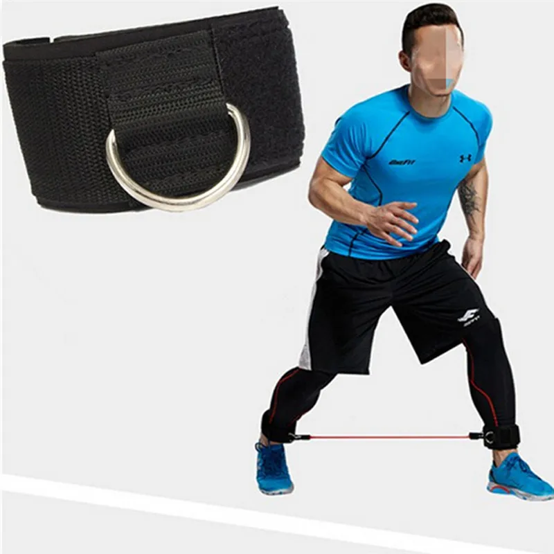 

Exercise Fitness Ankle Strap Belt Leg Strength Muscle Training Pull Band Bandage With D Ring Buckle Safety Leg Tool For Training