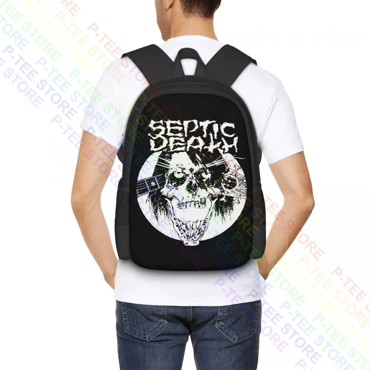 Septic Death Pushead Zorlac Samhain MisfitsРюкзак Рюкзак большой емкости Сумки для путешествий