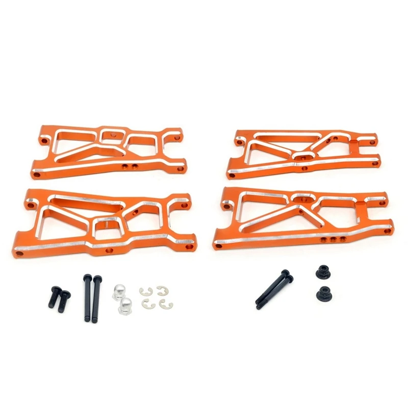 

4Pcs Metal Front And Rear Suspension Arm 7597 7598 For ZD Racing DBX-10 DBX10 10421-S 9102 1/10 RC Car Upgrade Parts