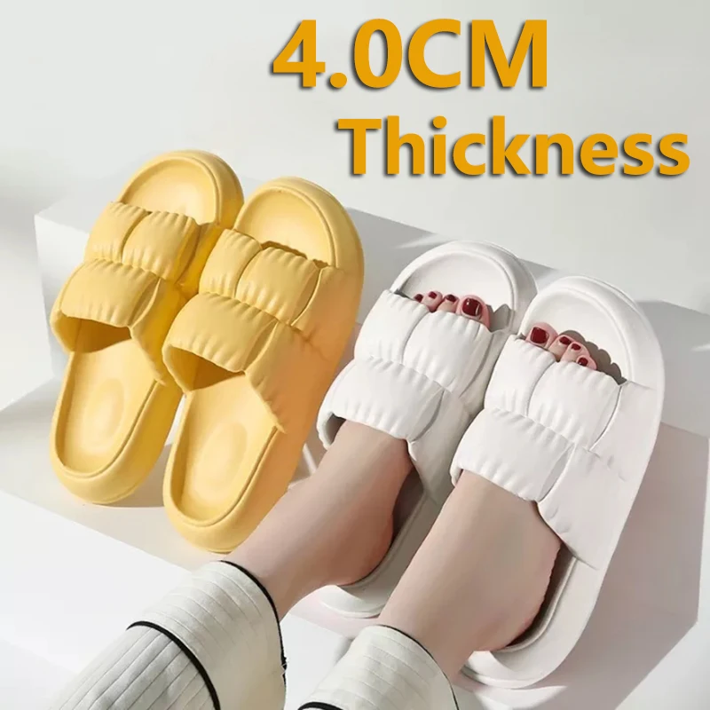 

Women Super Light Cloud Slippers Sandals Summer Beach Soft Sole Female Flip Flops EVA Men Ladies Home Bathroom Anti-slip Slides