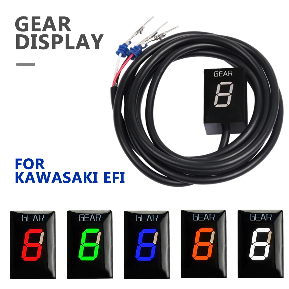 

Motorcycle Speed Display Meter Gear Indicator For Kawasaki Ninja ER-6N 650R Versys VN900 Vulcan 900 Custom Z750 ZX-12R