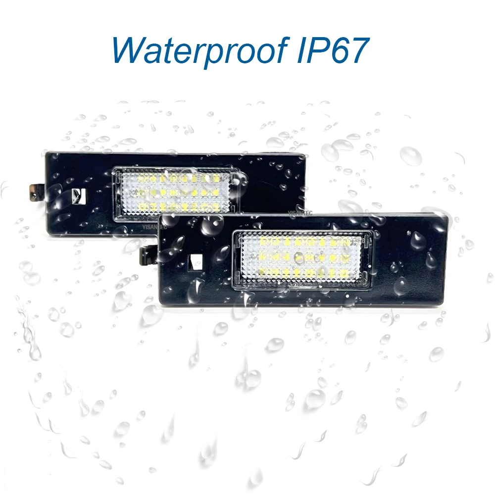 Фото 2 шт. для BMW E81 E87 E63 E64 F20 F12 F13 Z4 E85 E86 E89 K48 F06 для MINI R55 R55N R60 R61 светодиодная лампа освещения номерного знака №5