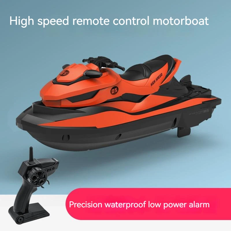 

Скоростной гидроцикл 2,4g с дистанционным управлением, беспроводная скоростная лодка, электролодка, модель лодки, детская игрушка для зарядки