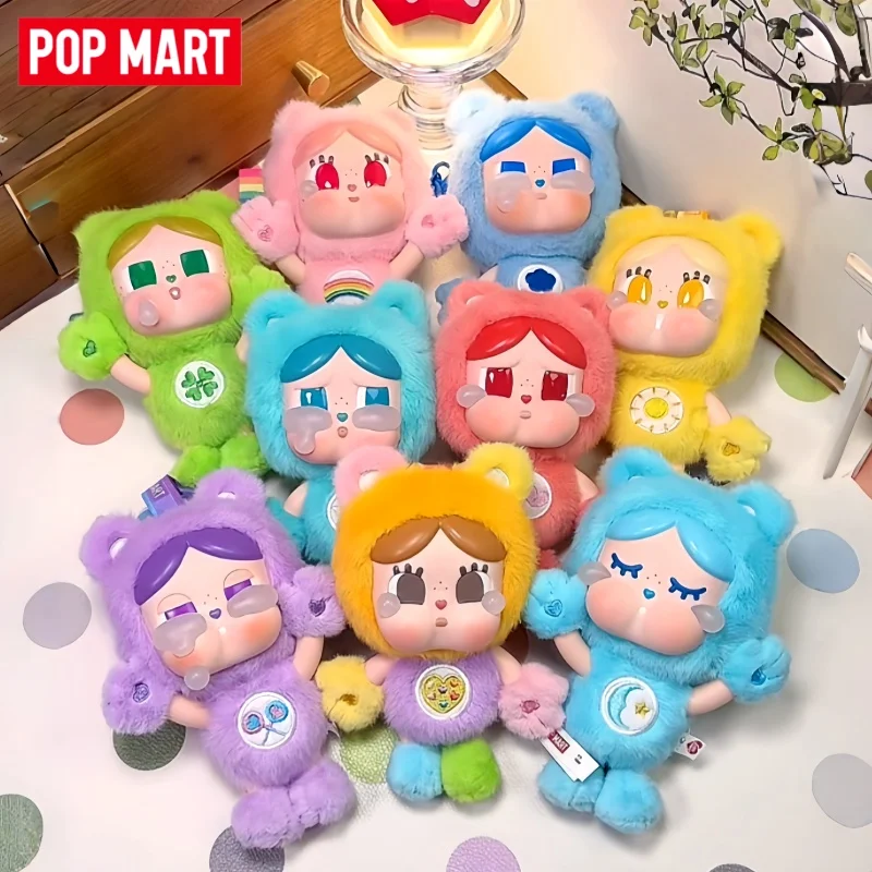 Фото 2026 Оригинальная серия POP MART Crybaby X Care Bears, виниловые плюшевые подвески-сюрпризы в закрытых коробках, подарки на день рождения, игрушки. №1