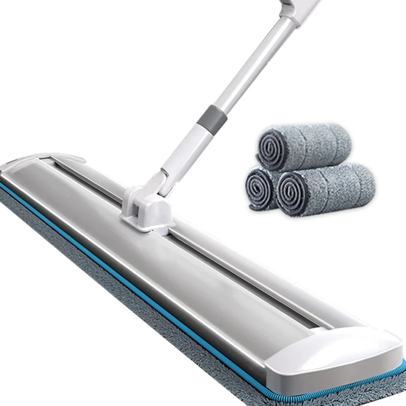 

Large Flat Mop Self-contained Slide Microfiber Floor Mop Wet and Dry Mop For Cleaning Floors Home Cleaning Tools