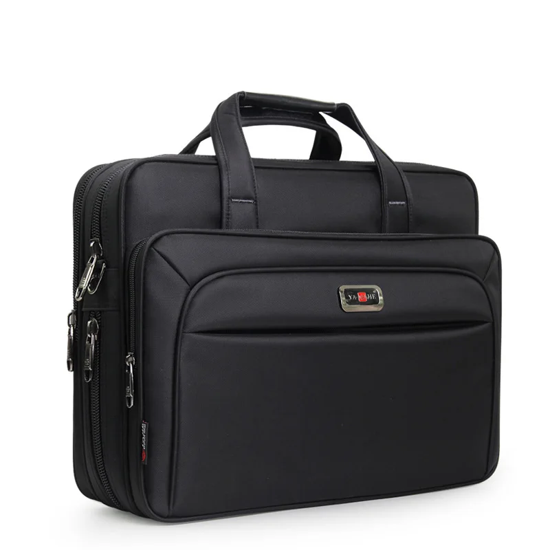 New Men Briefcase 15.6inch Laptop Office Business Male Shoulder Bag Designer MacBook Large Capacity Shoulder Husband Briefcase