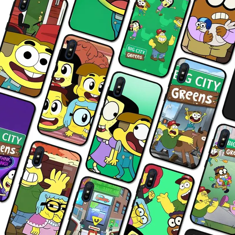 

Disney Big City Greens Phone Case for Redmi 5 6 7 8 9 A 5plus K20 4X 6 cover