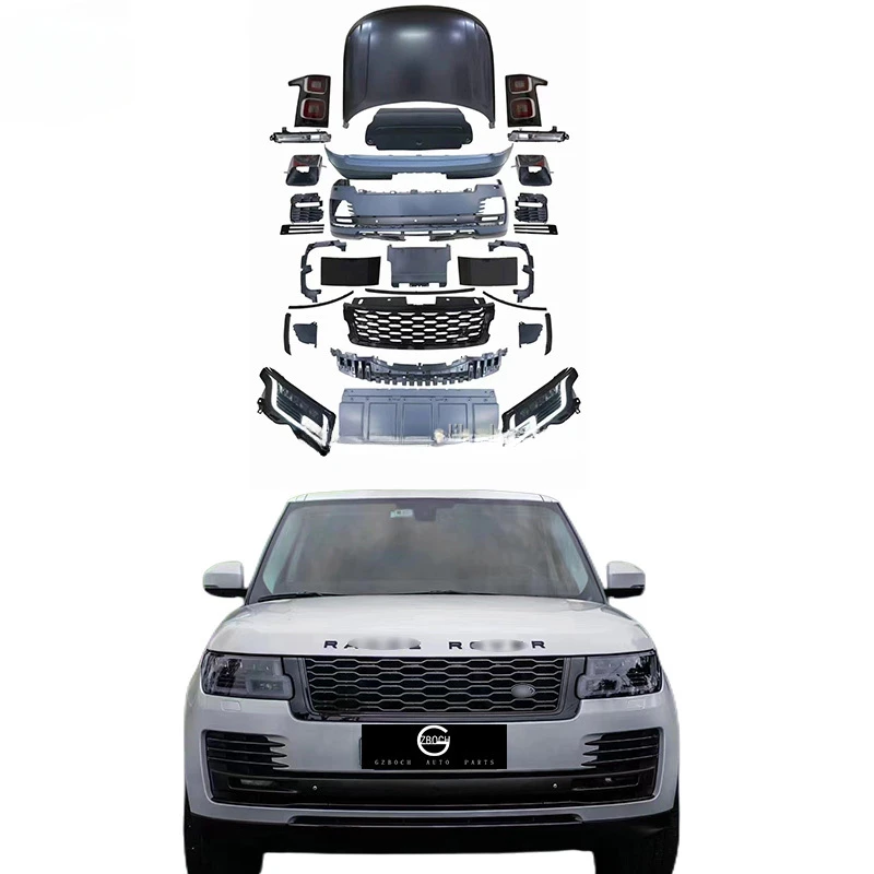 Оригинальные автомобильные бамперы для Land Rover Range Vogue L405 2013 Facelift 2020 + OEM Bodykit фары