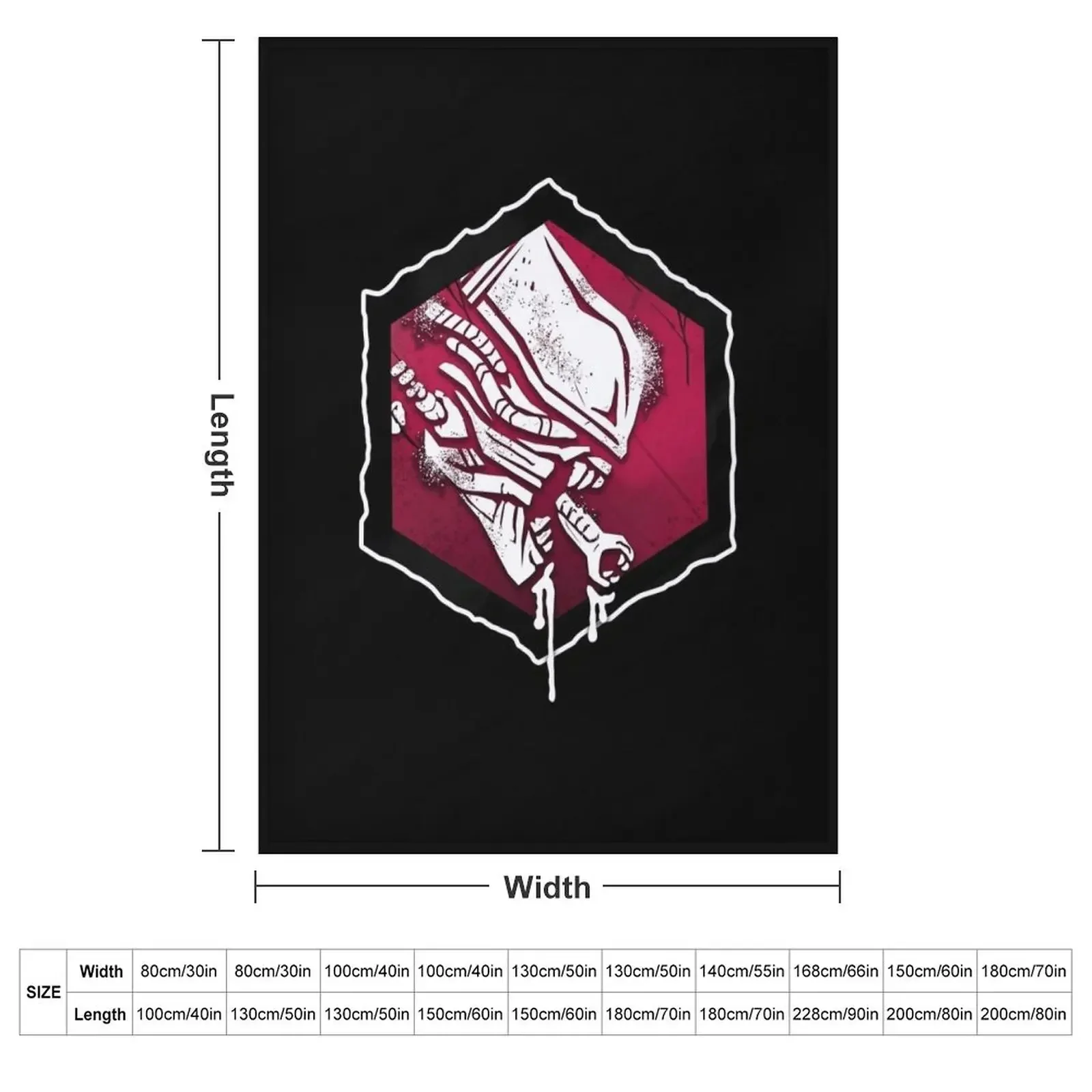 Пушистое одеяло Xenomorph DBD