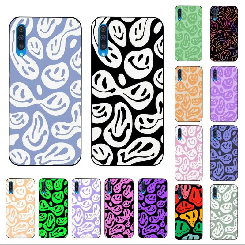

MaiYaCa Trippy Smiley Face Phone Case for Samsung A51 01 50 71 21S 70 10 31 40 30 20E 11 A7 2018