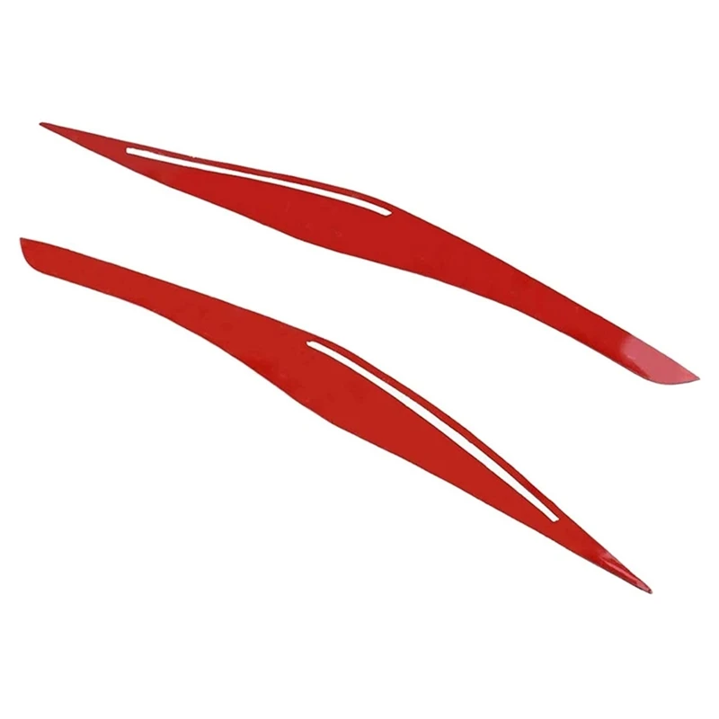 

2PCS Car Headlight Eyebrow Carbon Fiber Light Eyebrow Eyelid Cover Trim For BMW- 3 Series E90 E91 2009-2012