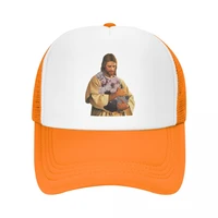 polnareff and his stand trucker hats sun protection adjustable jojos bizarre adventure jesus baseball cap autumn snapback caps
