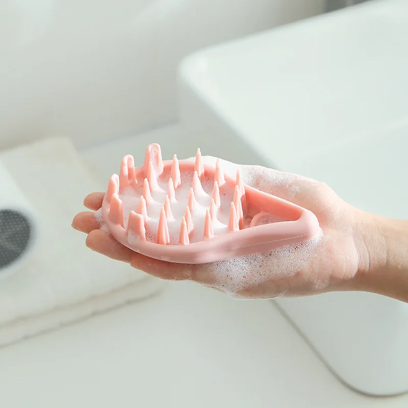 

Silicone Shampoo Scalp Hair Massager Shampoo Massage Comb Bath Massage Brush Scalp Massager Hair Shower Brush Comb Care Tool