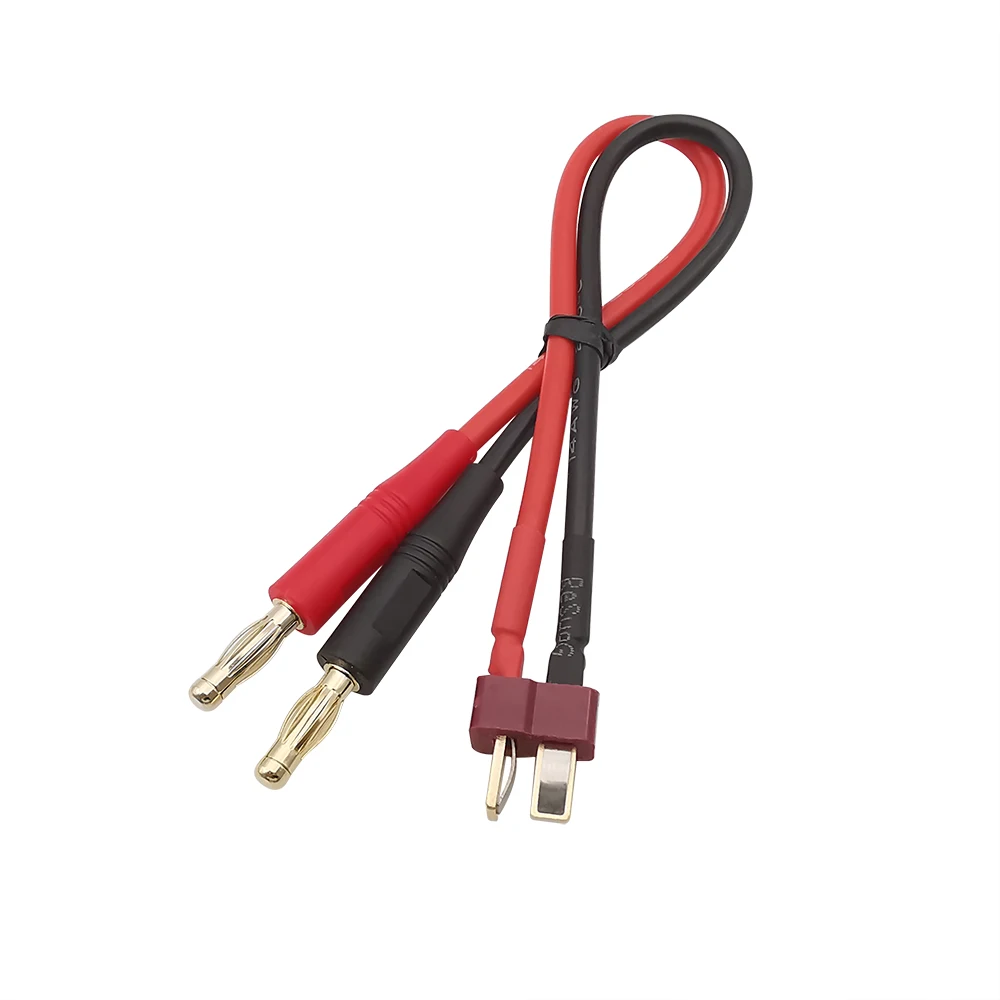 

Штепсельная вилка типа банан для XT60 XT60H XT90 EC3 EC5 MPX TRX T, силиконовый провод для Lipo аккумулятора 14AWG, 1 шт., 20 см, 4 мм