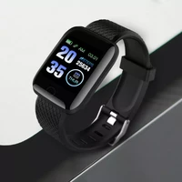 smart watch bluetooth heart rate blood pressure monitor silicone fitness tracker usb charge program smart wristband dropshipping