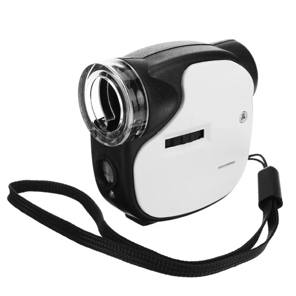 

Mini Pocket 55X Handheld Microscope With Led Lamp UV Light 4.5*5*2.3cm Portable High Power Jewelry Insect Magnifying Glass