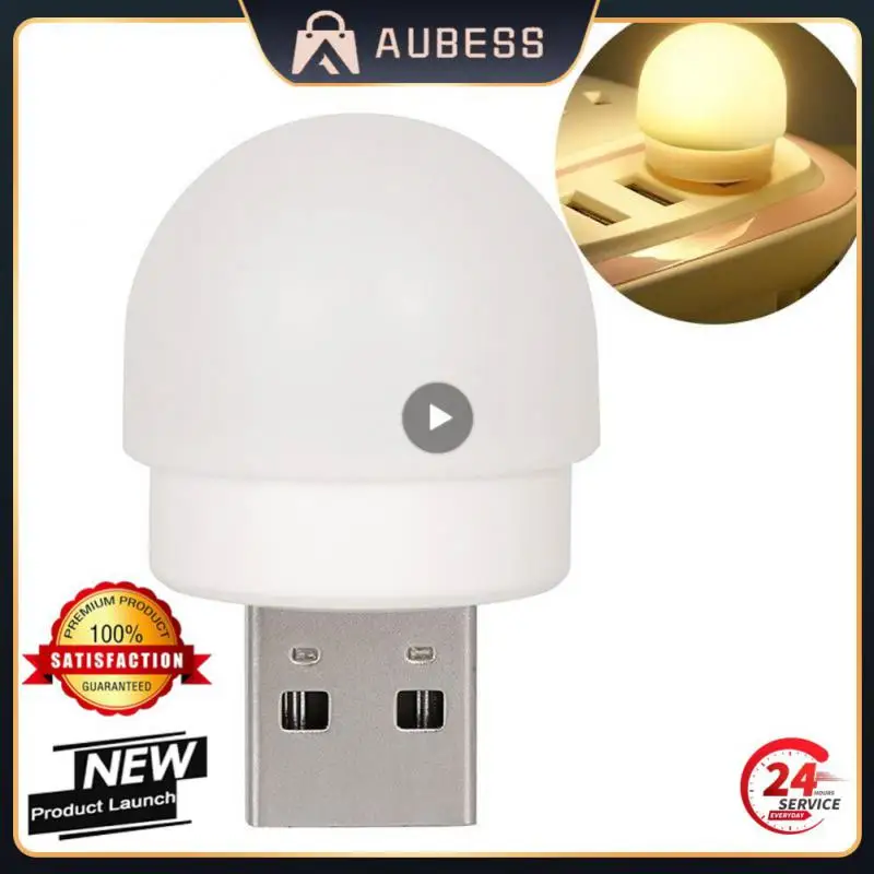 

1~40PCS Usb Plug Lamp 6500k White Light Eye Protection Usb Small Led Night Lamps Energy Saving Long Endurance Soft Light