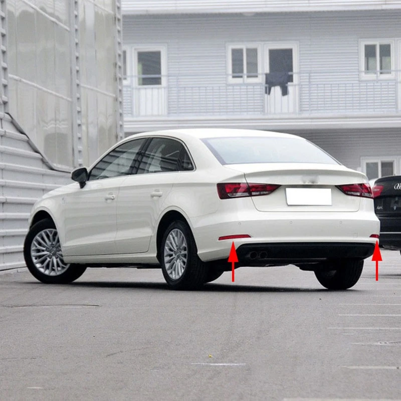 Автомобильный отражатель заднего бампера для Audi A3 Sedan 2014-2016 предупреждающие