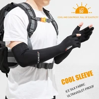 ice silk sport arm sleeves cycling arm sleeves cover uv protection outdoor running basketball sunscreen riding sleeves