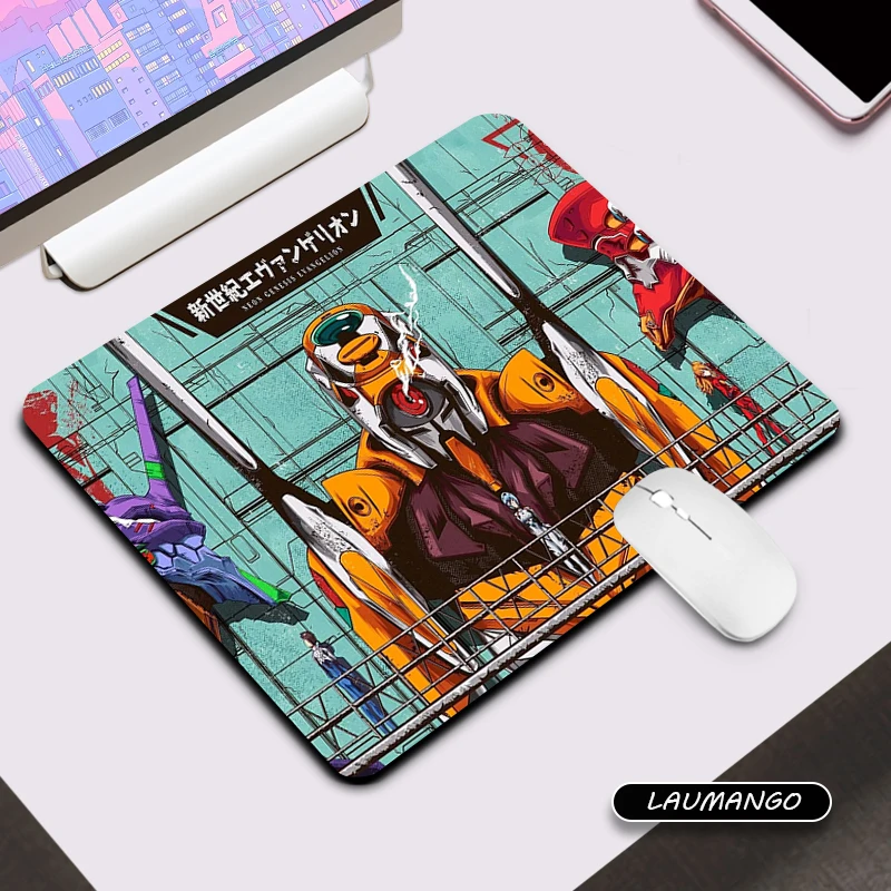 

Anime Mousepad E-Evangelion Gaming Mouse Pad Small Pc Keyboard Accessories Mouse Mat Computer Desk Mat Mouse Gamer Desk Pad
