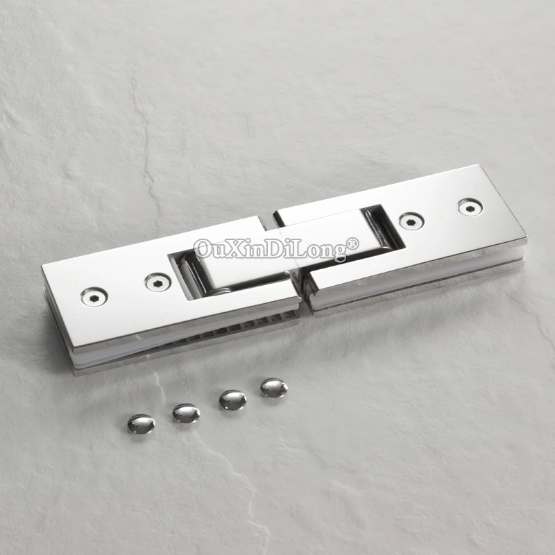 

Высококачественные роскошные петли для стеклянных дверей в ванную комнату из нержавеющей стали 304 2 шт. фиксирующие зажимы для стеклянных экранов на 180 °