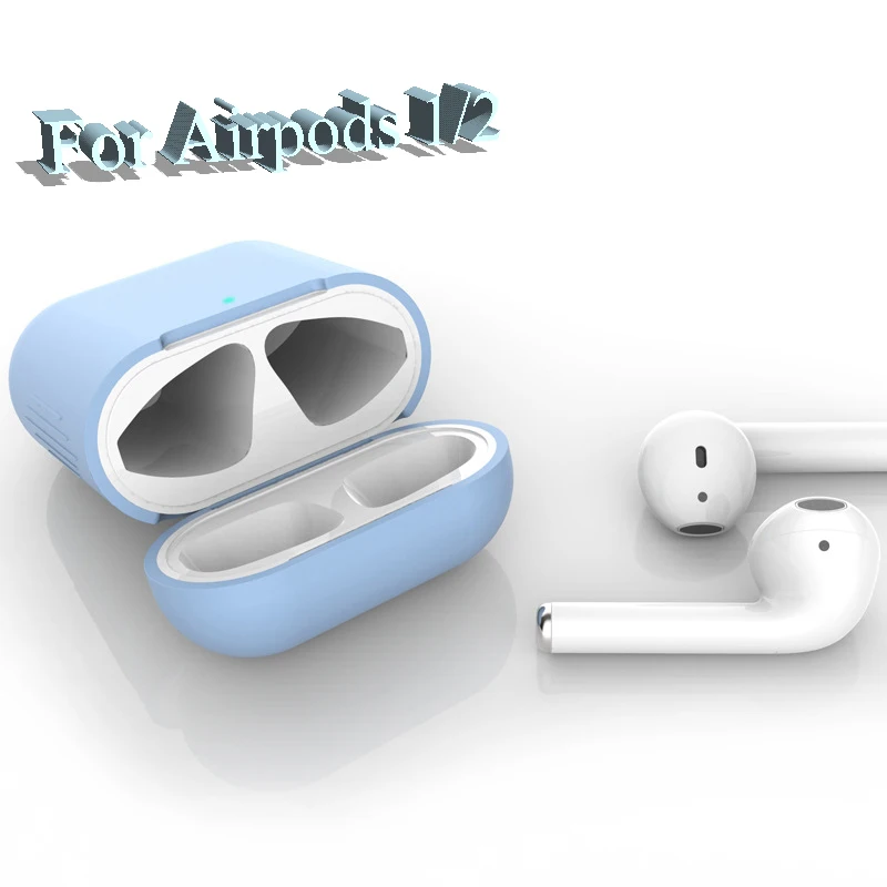 Новинка 2022 мягкий силиконовый защитный чехол для Airpods 1/2 с защитой от падения