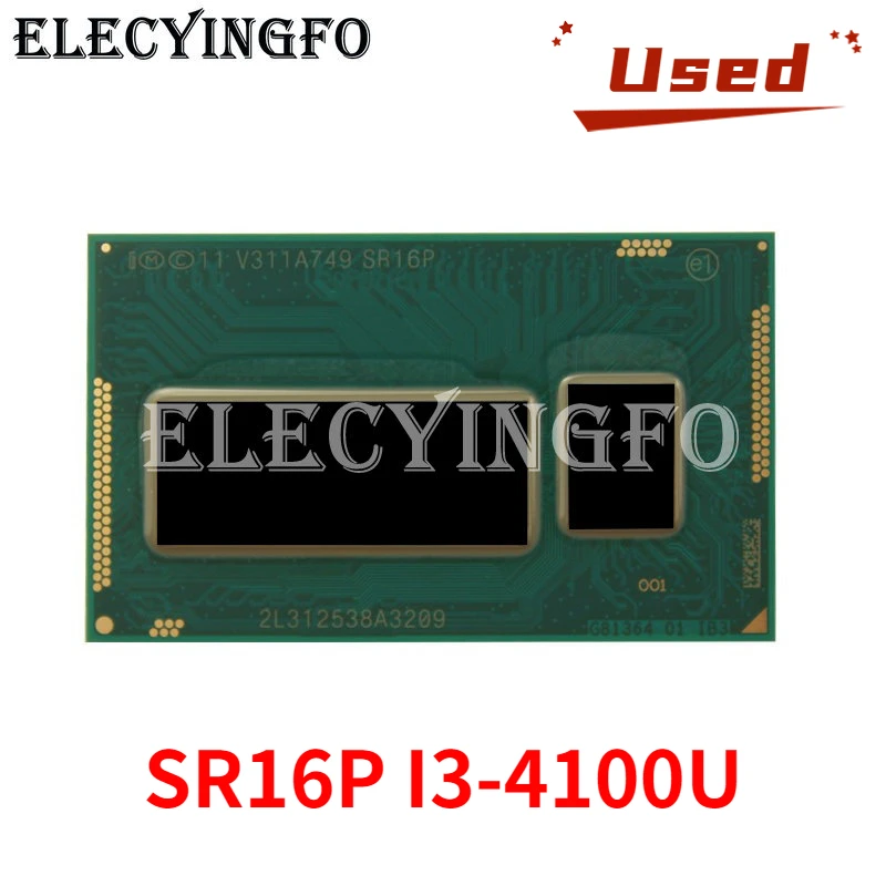 Used SR16P I3-4100U CPU BGA Chipset re-balled tested 100% good working