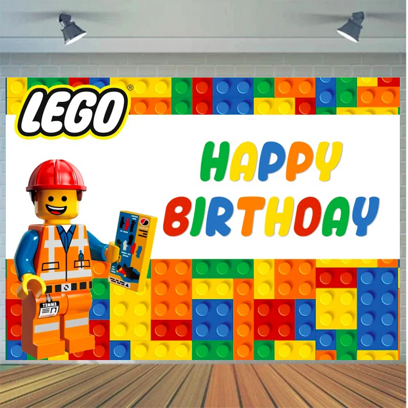 

Disney Game Toy Jjgsaw Background Children Birthday Party Decoration Banner Photography Backdrop Photo Studio Customize
