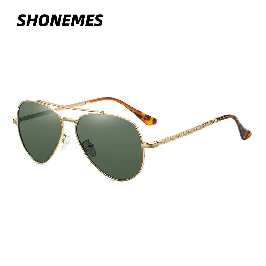 

SHONEMES Polarized Men Sunglasses Fashion Aviation Eyewear Outdoor UV400 Shades for Driving