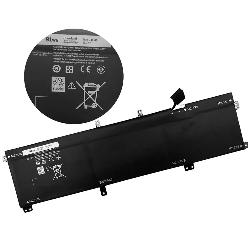 9 ячеек 11 1 В 91 Втч 245RR литий-ионный аккумулятор для ноутбука Dell XPS 15 9530 9535 Precision M3800