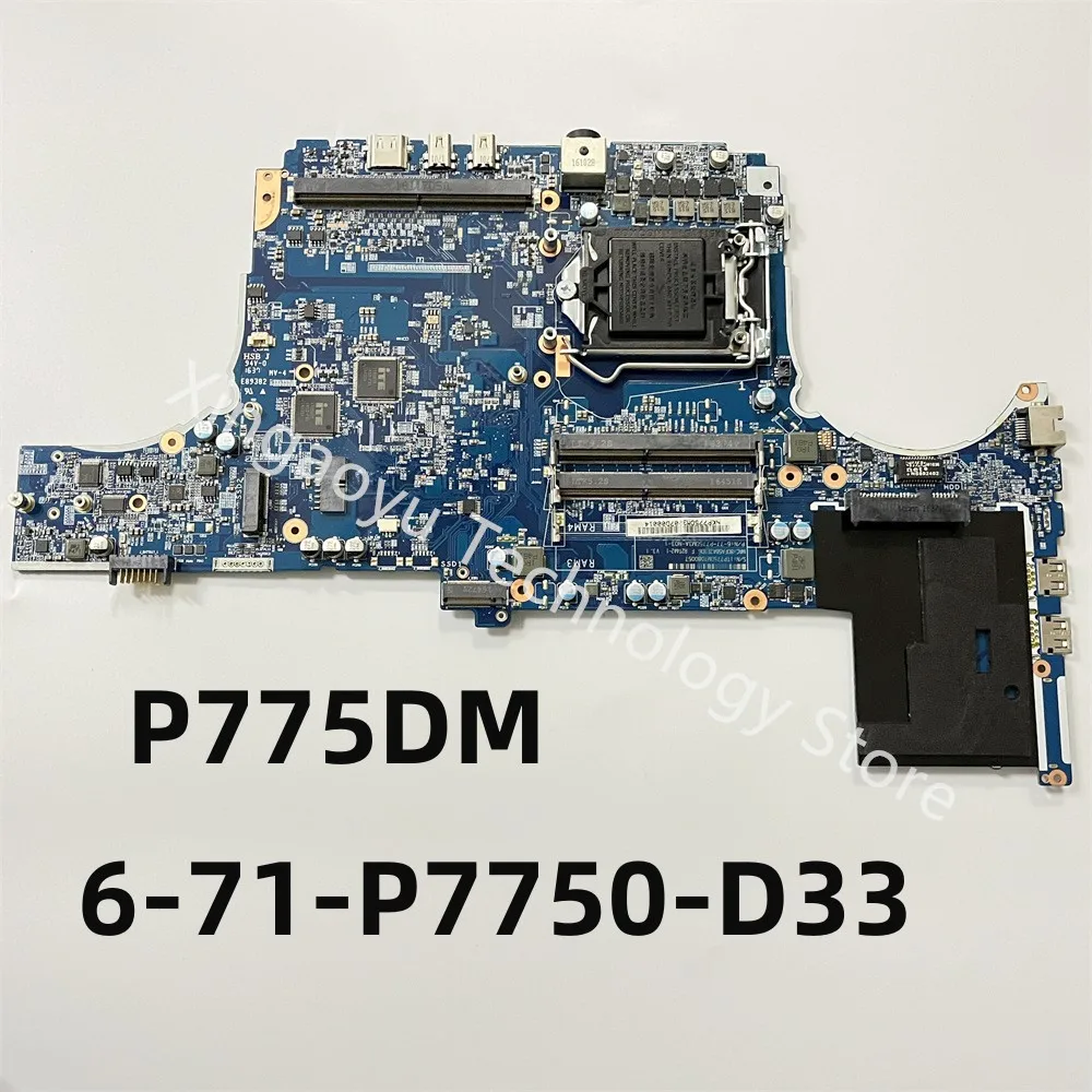 

Original FOR Clevo ZX7-SP501 P775DM P775 Laptop Motherboard 6-71-P7750-D33 6-77-P775DM3A-N03-1100% Tested OK