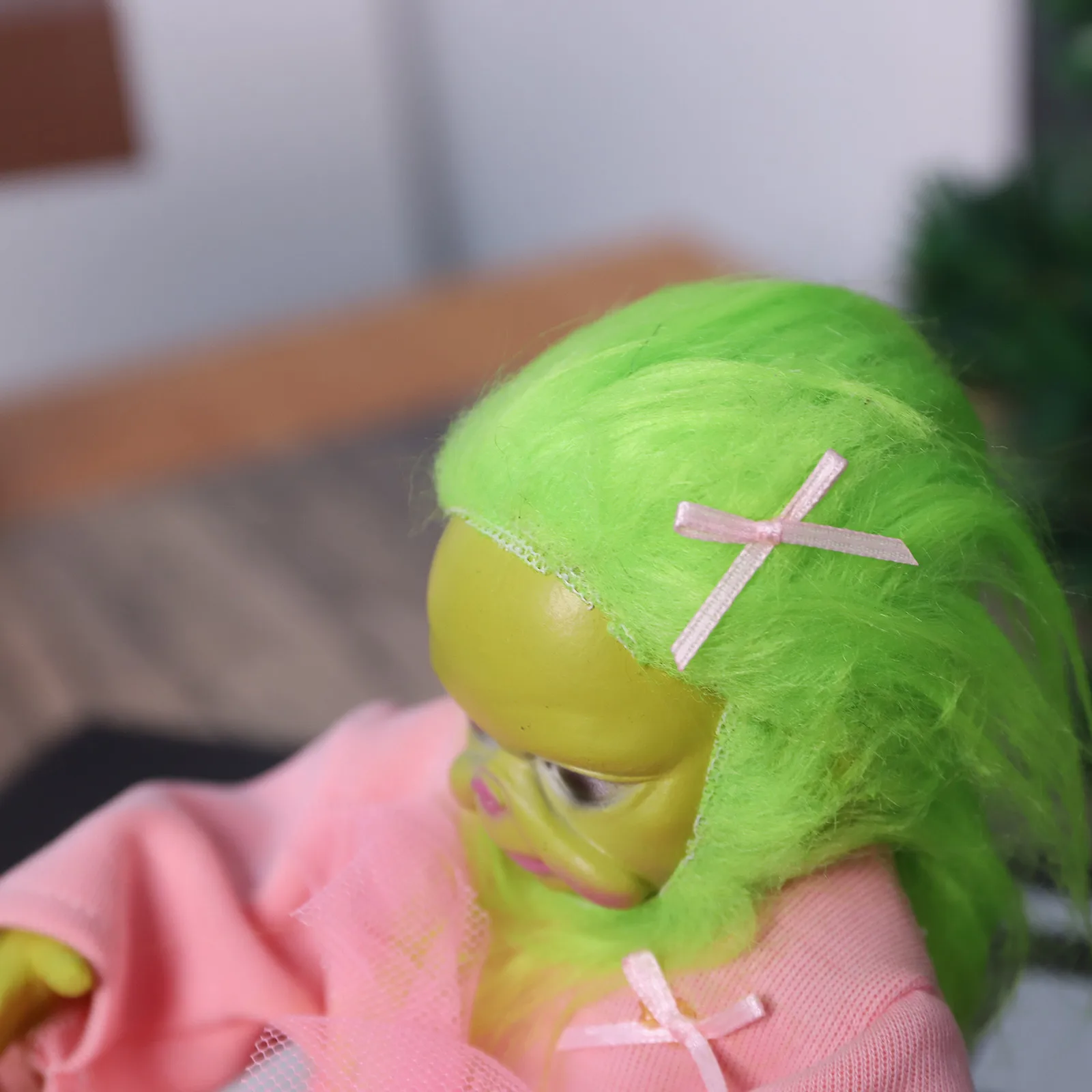 2022 Реалистичная мультяшная Кукла Reborn Baby Grinch Рождественская кукла-игрушка для