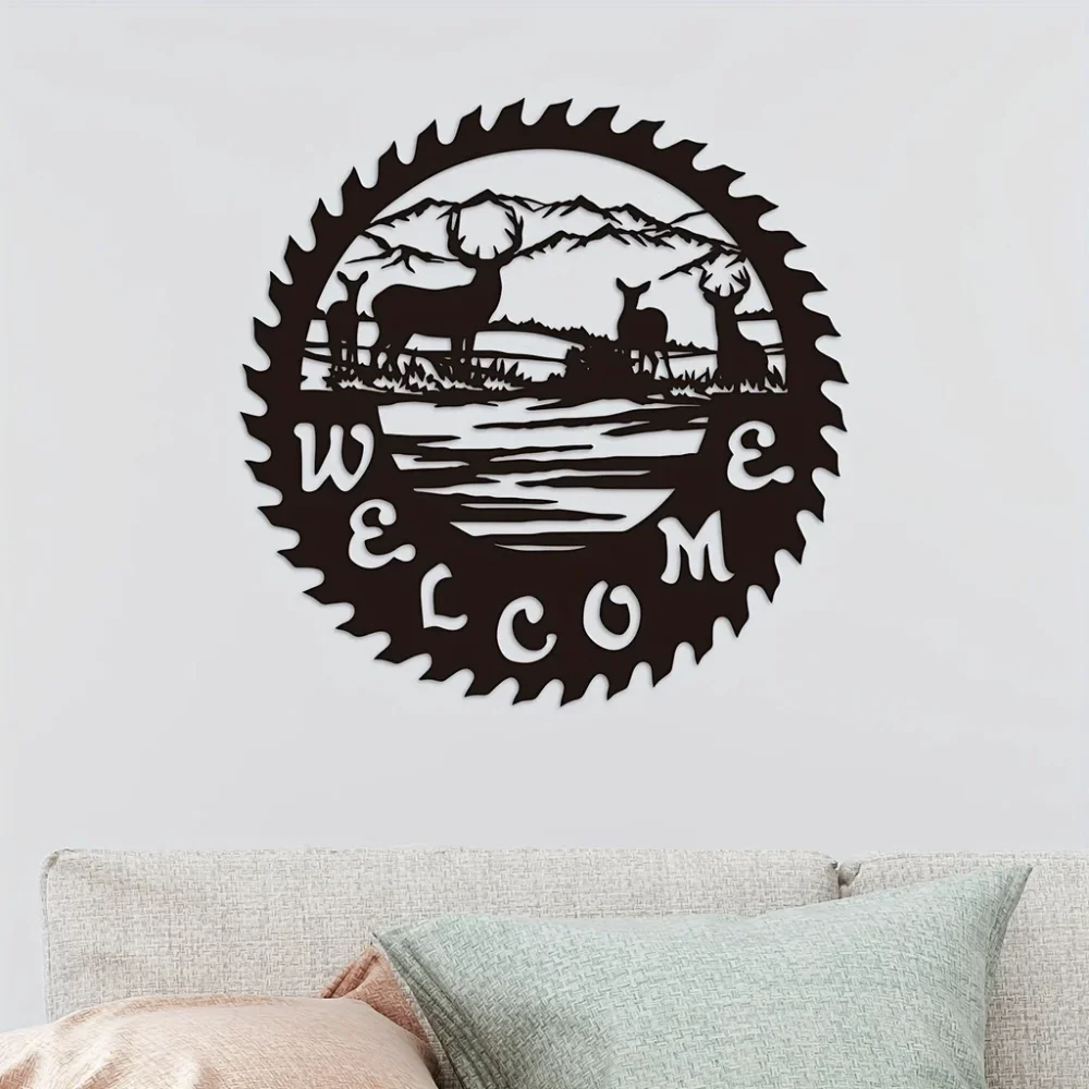 Уникальный Металлический Настенный Акцентный Знак. Красиво Демонстрарует Ваш