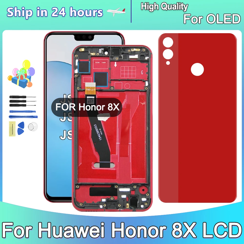 OLED для Huawei Honor 8X ЖК-дисплей дигитайзер сенсорного экрана запасные части ЖК-экран