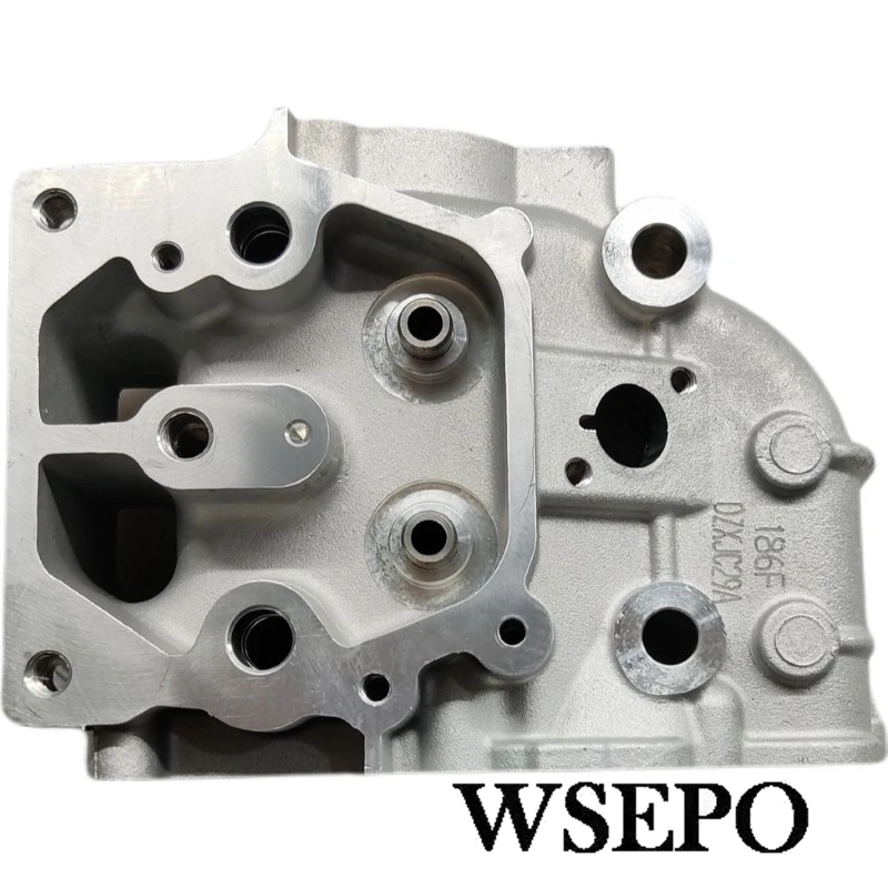 Qualidade do Oem Cabeça de Cilindro Nua se Encaixa Kama Koop 186f L100 9hp 408cc ar Fresco Peças da Bomba de Água do Motor Diesel 5kw Gerador Peças e acessórios do gerador