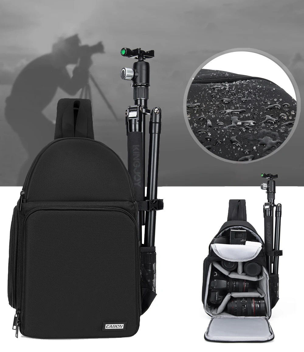 

Многофункциональный чехол для камеры для Canon EOS 5D 7D 1200D Sony Pentax Nikon DSLR Объектив штатив для хранения Кроссбоди чехол для переноски