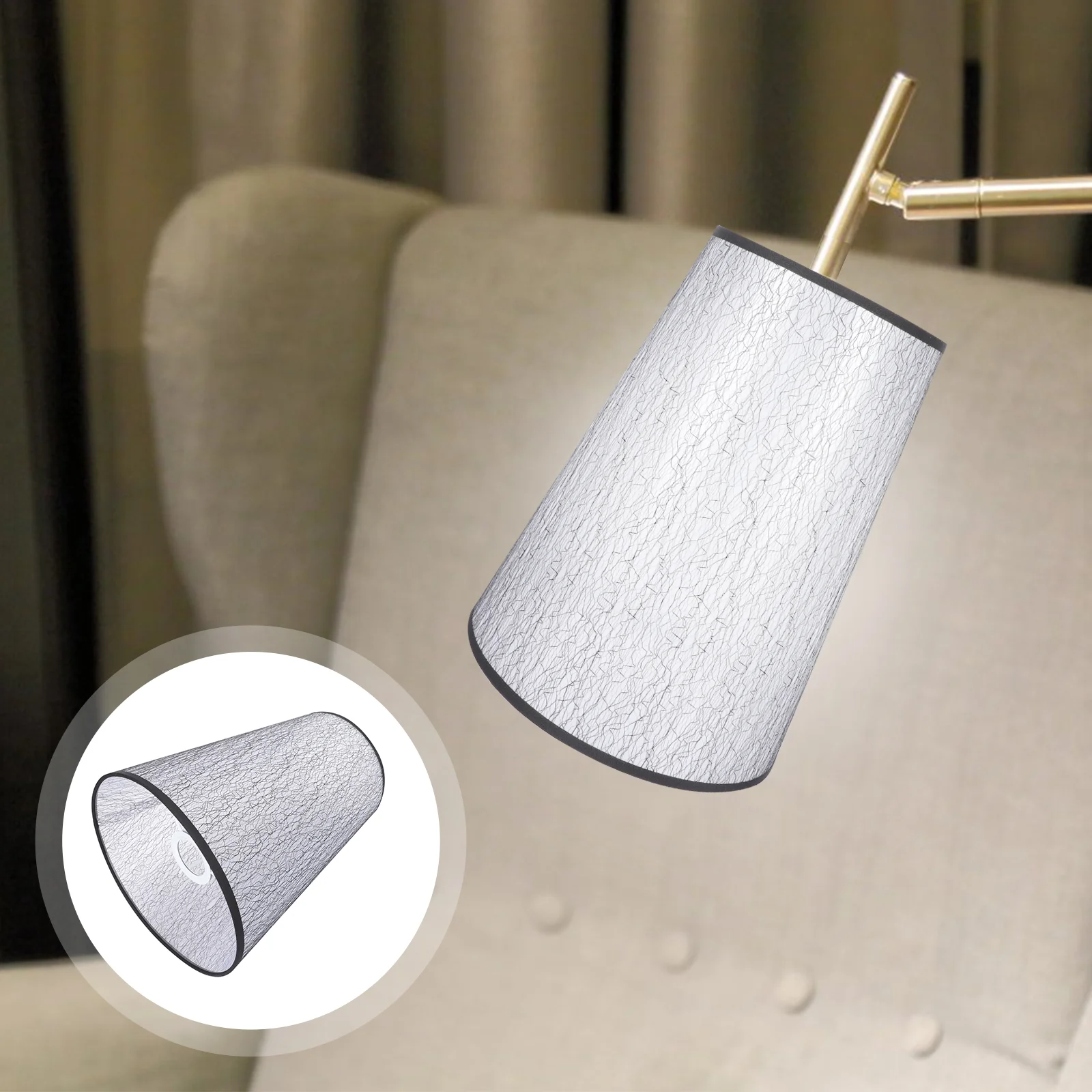 

Shade Lamp Light Lampshadetable Ceiling Floor Shades Lightshade Standing Chandelier Bedside Shell Coverpendant Smalldrum Shaped