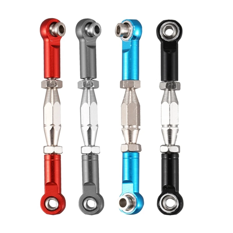 

for WLtoys 144001 1/14 RC Car Spare Parts Metal Linkage Servo Pull Rod Steering Tie Rod Set