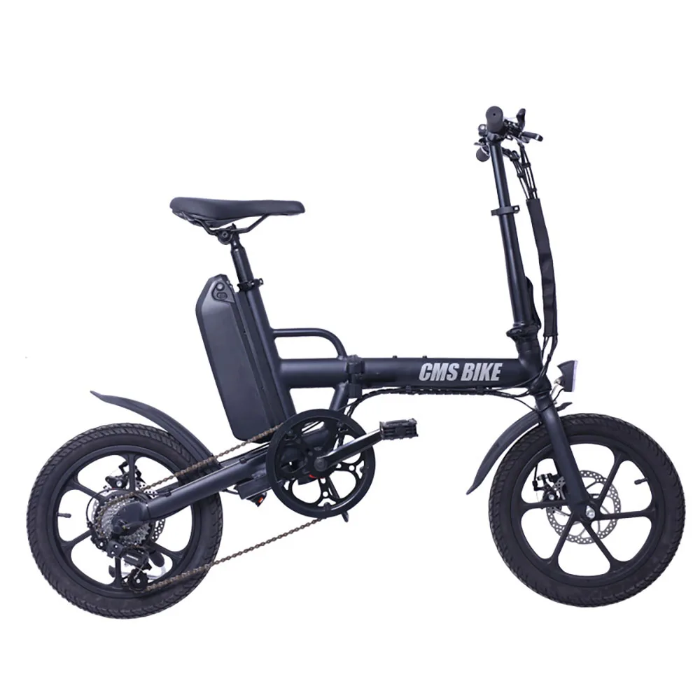 

16 Inches Foldable Electric Vehicle Aluminium Alloy Front and Rear Disc Brakes Ultra Light Lithium Battery Small and Portable