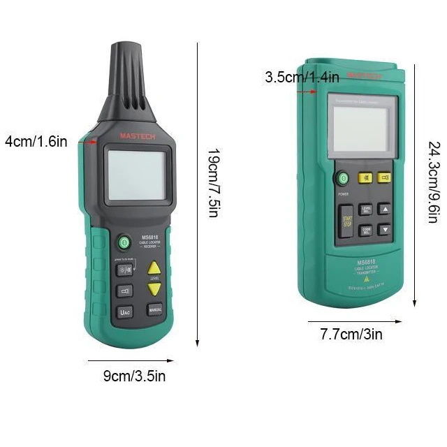 Профессиональный кабельный детектор обнаружитель проводов металлических труб