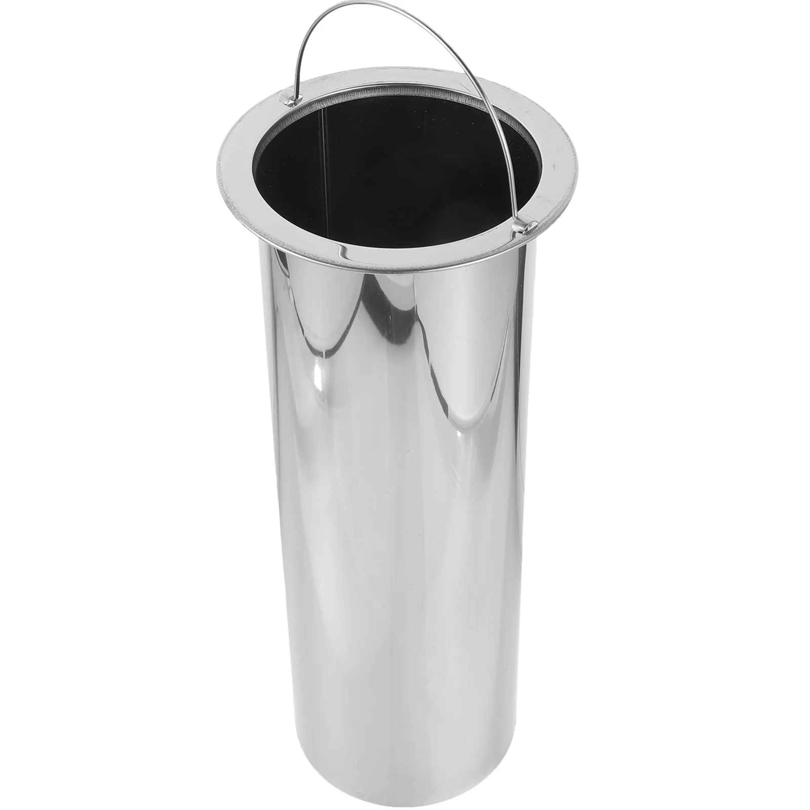 

Stainless Steel Container Barbecue Bamboo Stick Bucket Grilling Fork Holder Skewers Chuan Metal Chopstick