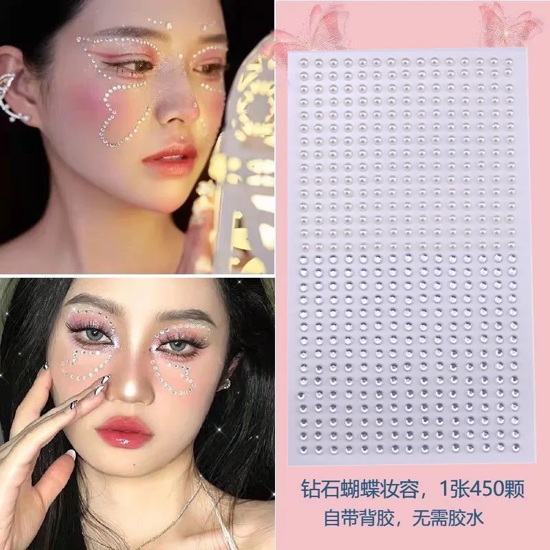 

Декорации для лица, наклейки для музыкального фестиваля, Хэллоуина