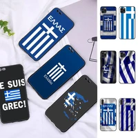 maiyaca greece greek national flags phone case for iphone 11 12 13 mini pro max 8 7 6 6s plus x 5 se 2020 xr xs funda cover
