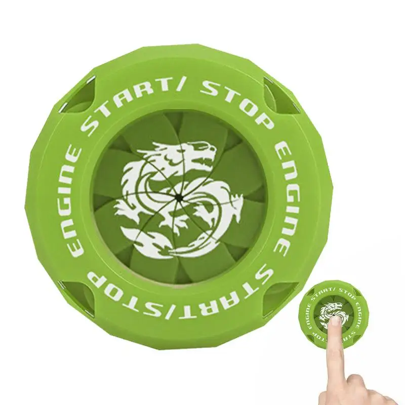 Крышка кнопки запуска защитный чехол для стартера зажигания автомобиля кольцо