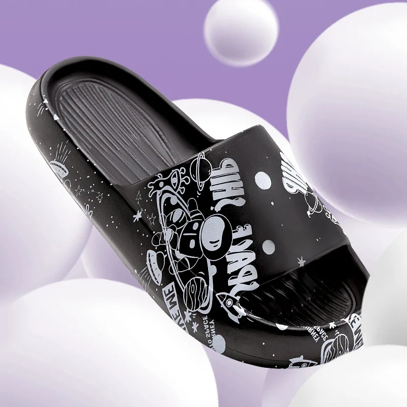 

Сланцы для мужчин и женщин, пляжные шлепанцы на толстой платформе, повседневные Нескользящие тапочки, сланцы для дома, модные