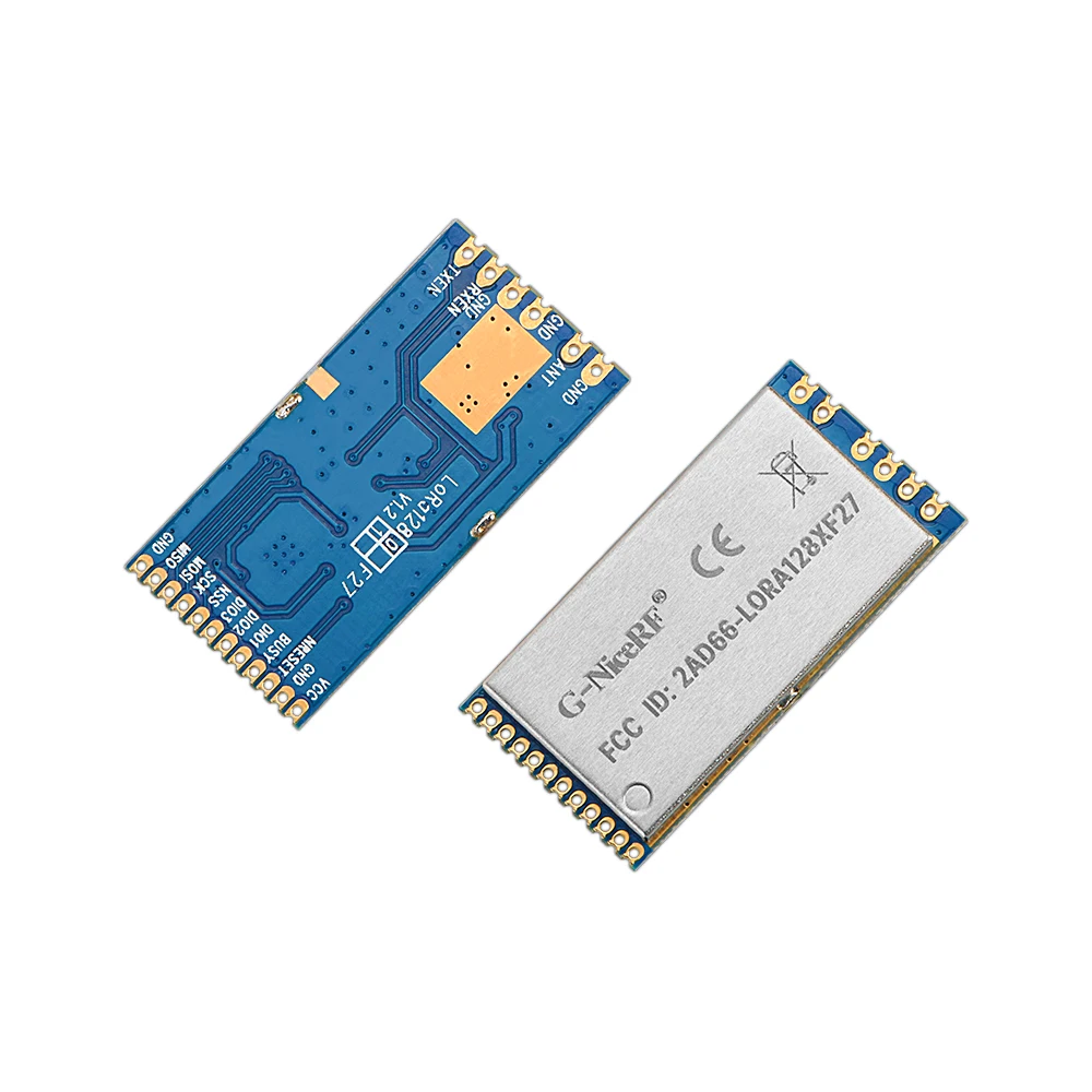 

2.4GHz Lora1281F27 High Power 500mW Wireless Transceiver Module SX1281 FCC, CE Certification