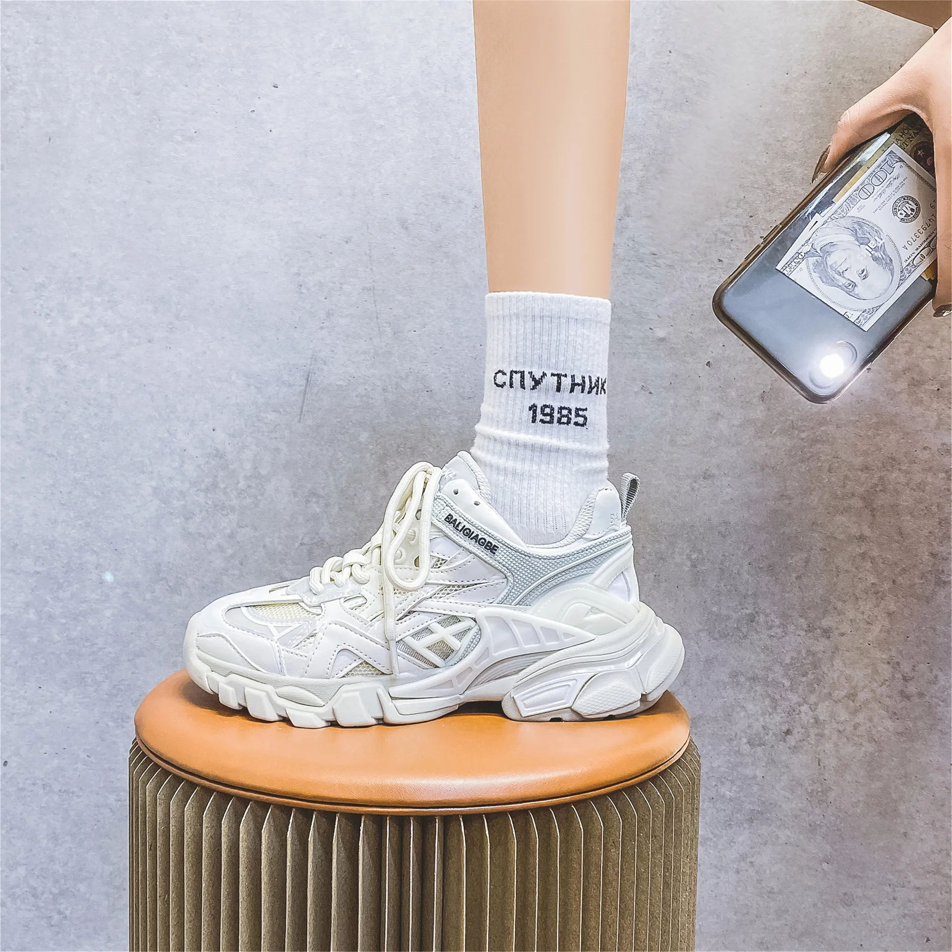 Mr Co Brand Design Chunky Sneakers For Women Shoes Women's Colorful Shoes Breathable Lightweight Ladies Dad Shoes Classic Shoe