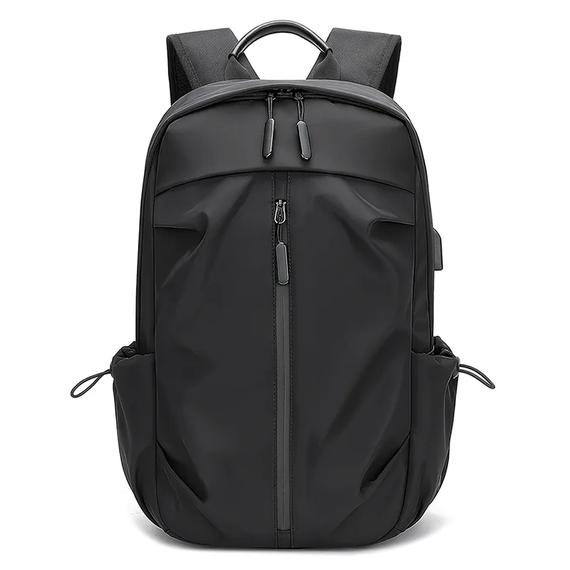 

Дорожный рюкзак для мужчин, вместительная сумка с USB-портом для зарядки, водонепроницаемая деловая сумка для компьютера, уличный Удобный Простой ранец